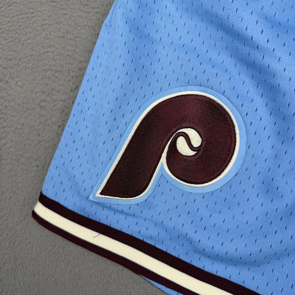 Philadelphia Phillies Shorts Mens Small Blue MLB Pro Standard World Series NEW - Picture 3 of 14